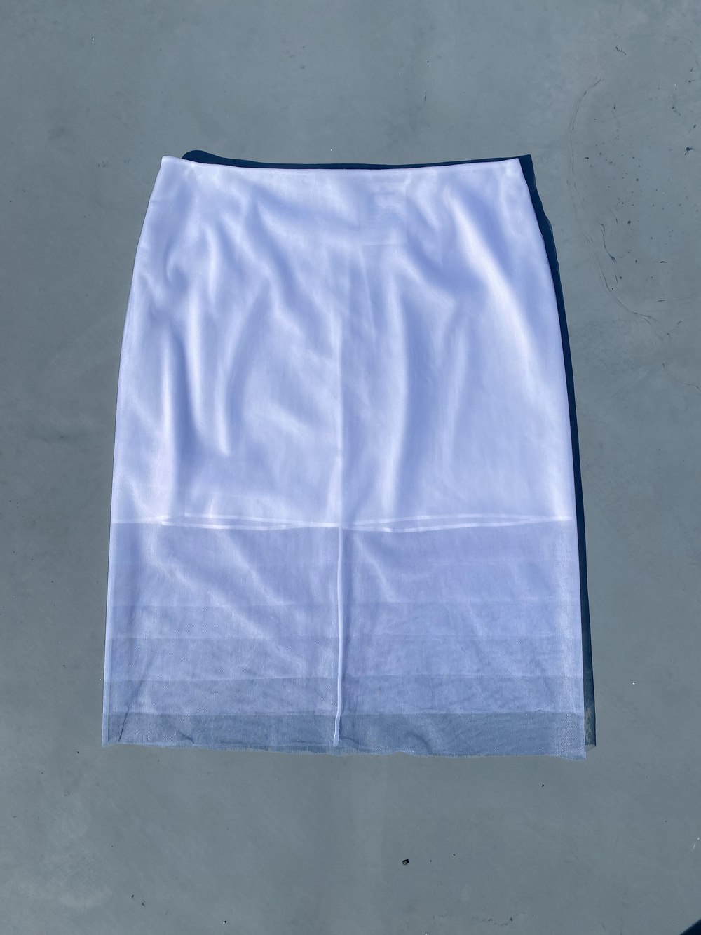 Archival Pencil Skirt, White